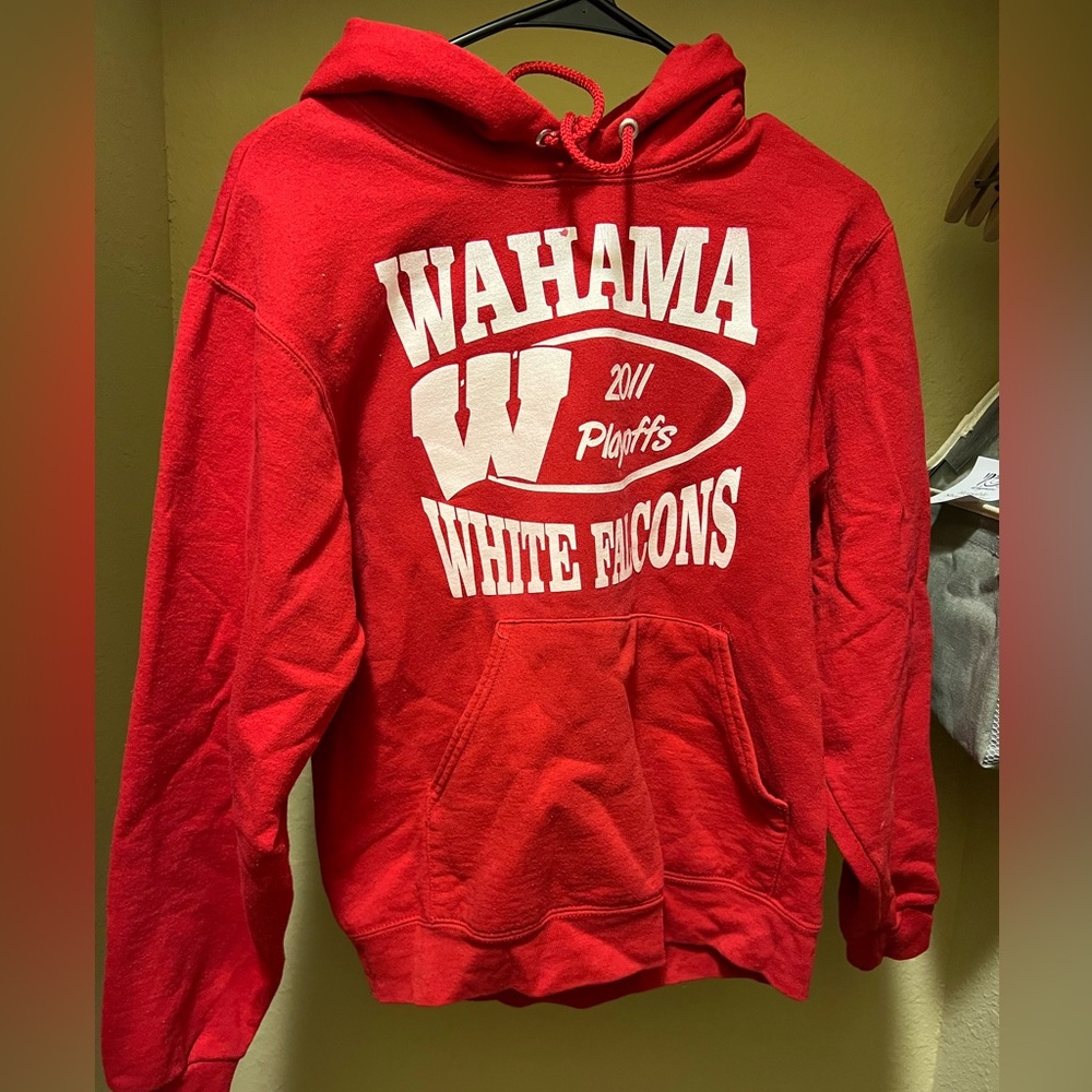 Red sweatshirt